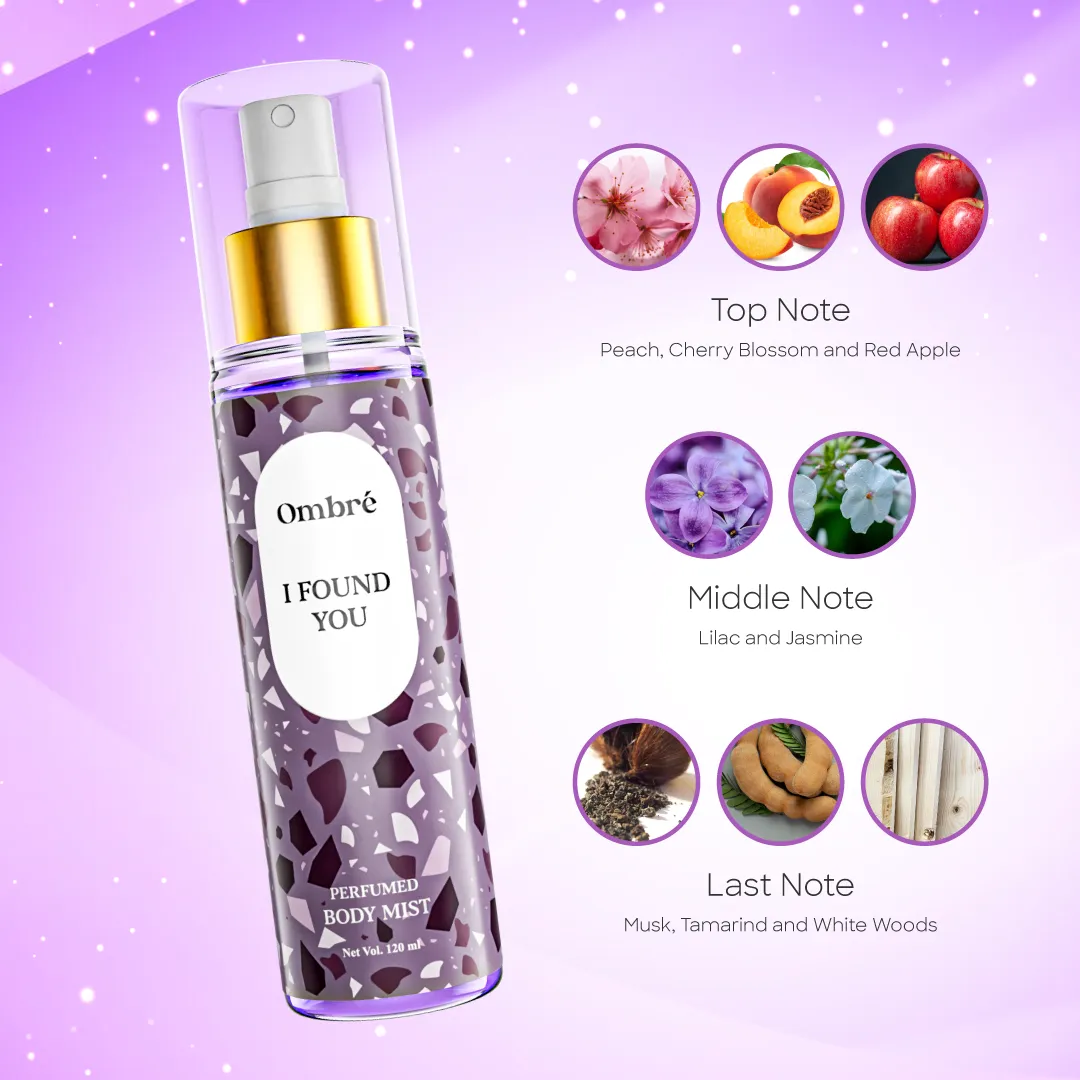 COMBO - Skin Cafe Lemure Shower Gel 400ml + Ombre Body Mist I Found You 120ml 5