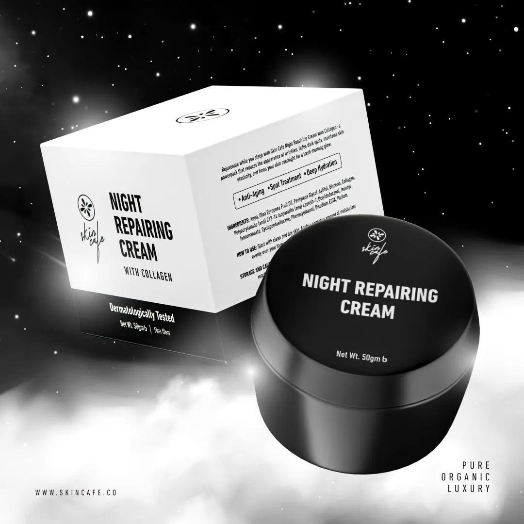 Skin Cafe Night Repairing Cream With Collagen - 50gm alternate
