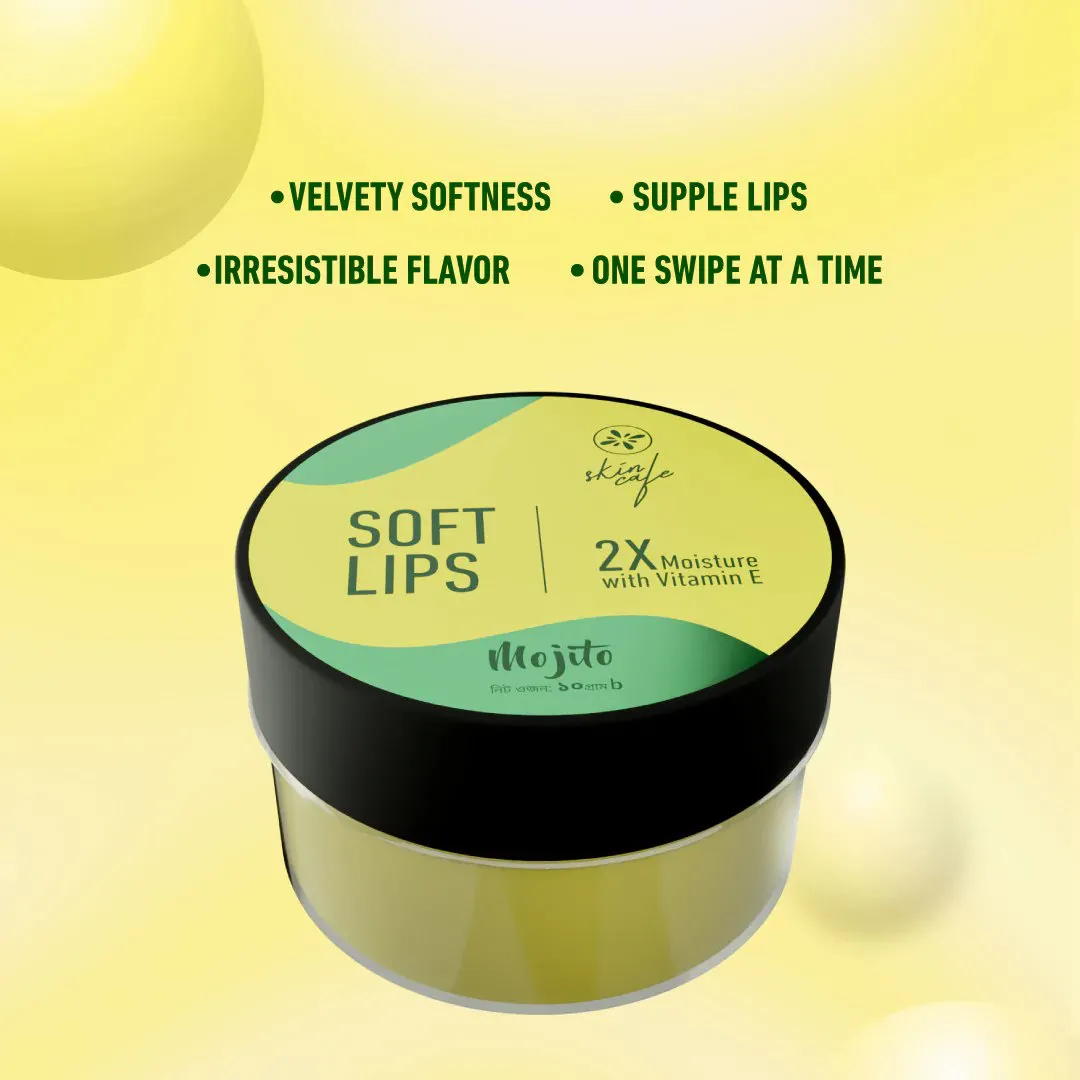 COMBO - Skin Cafe All-Day Moisturizer 50gm + Skin Cafe Soft Lips Lip Balm Vitamin E Mojito 10gm 12