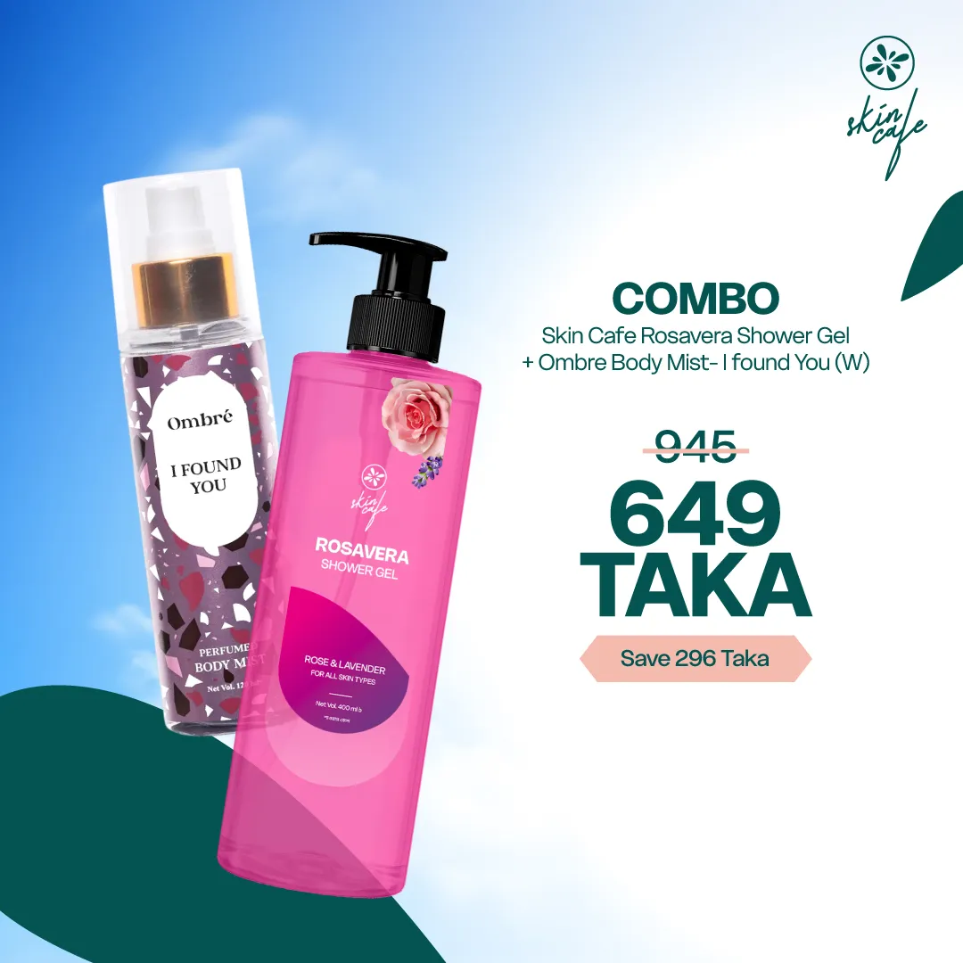 COMBO – Skin Cafe Rosavera Shower Gel 400ml & Ombre Body Mist- I found You (W) -120ml