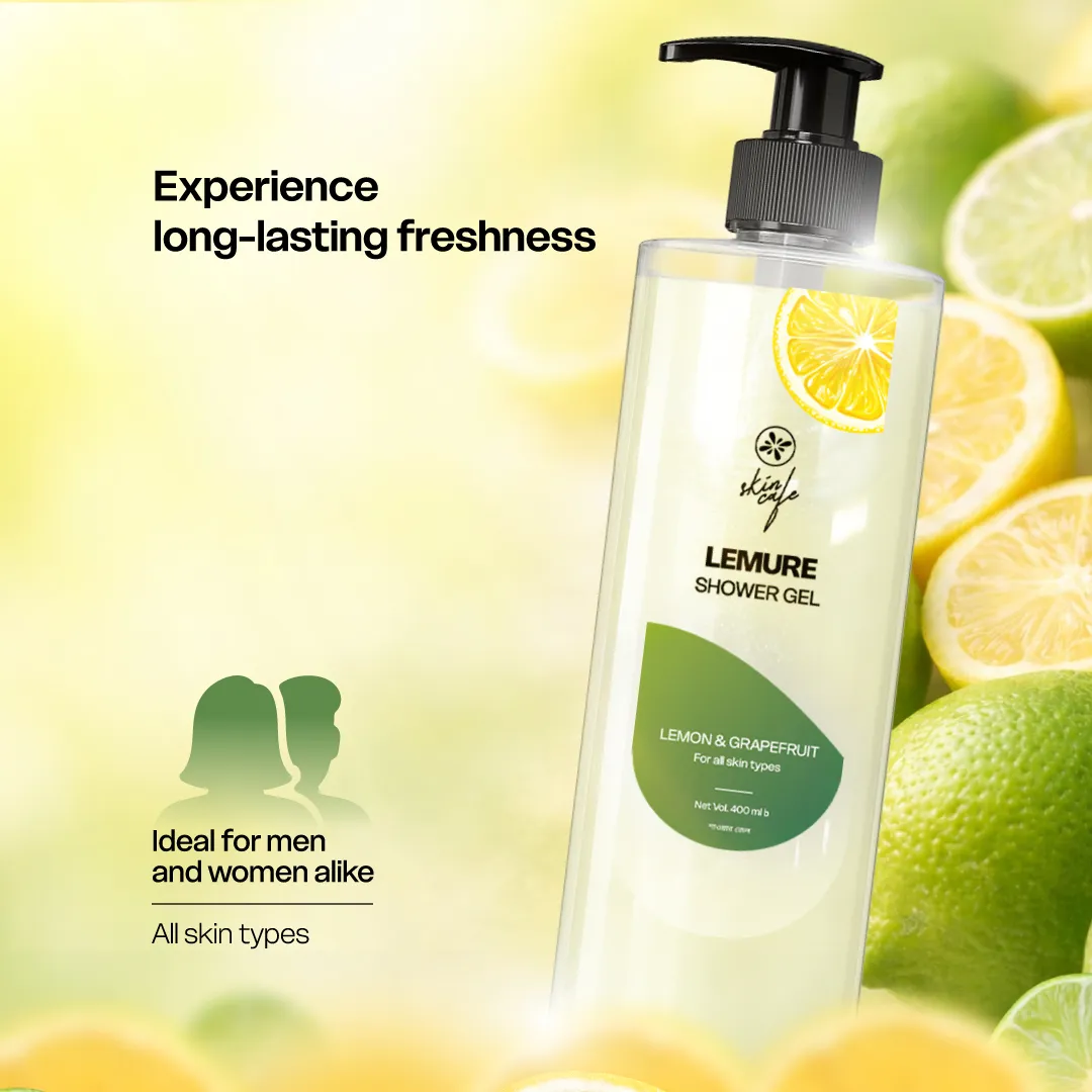 COMBO –Skin Cafe Lemure Shower Gel 400ml & Ombre Body Mist- Bali Trip (W) -120ml 3
