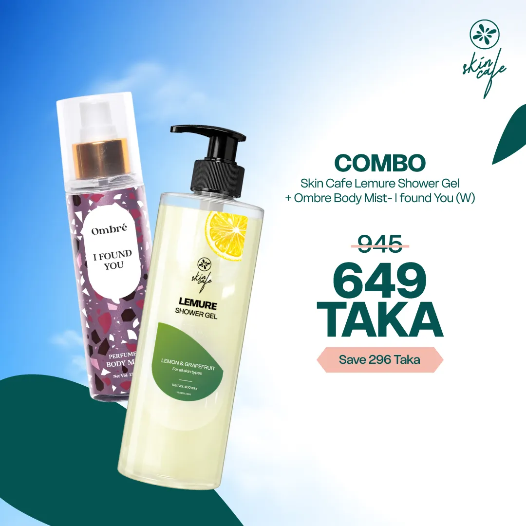 COMBO - Skin Cafe Lemure Shower Gel 400ml + Ombre Body Mist I Found You 120ml