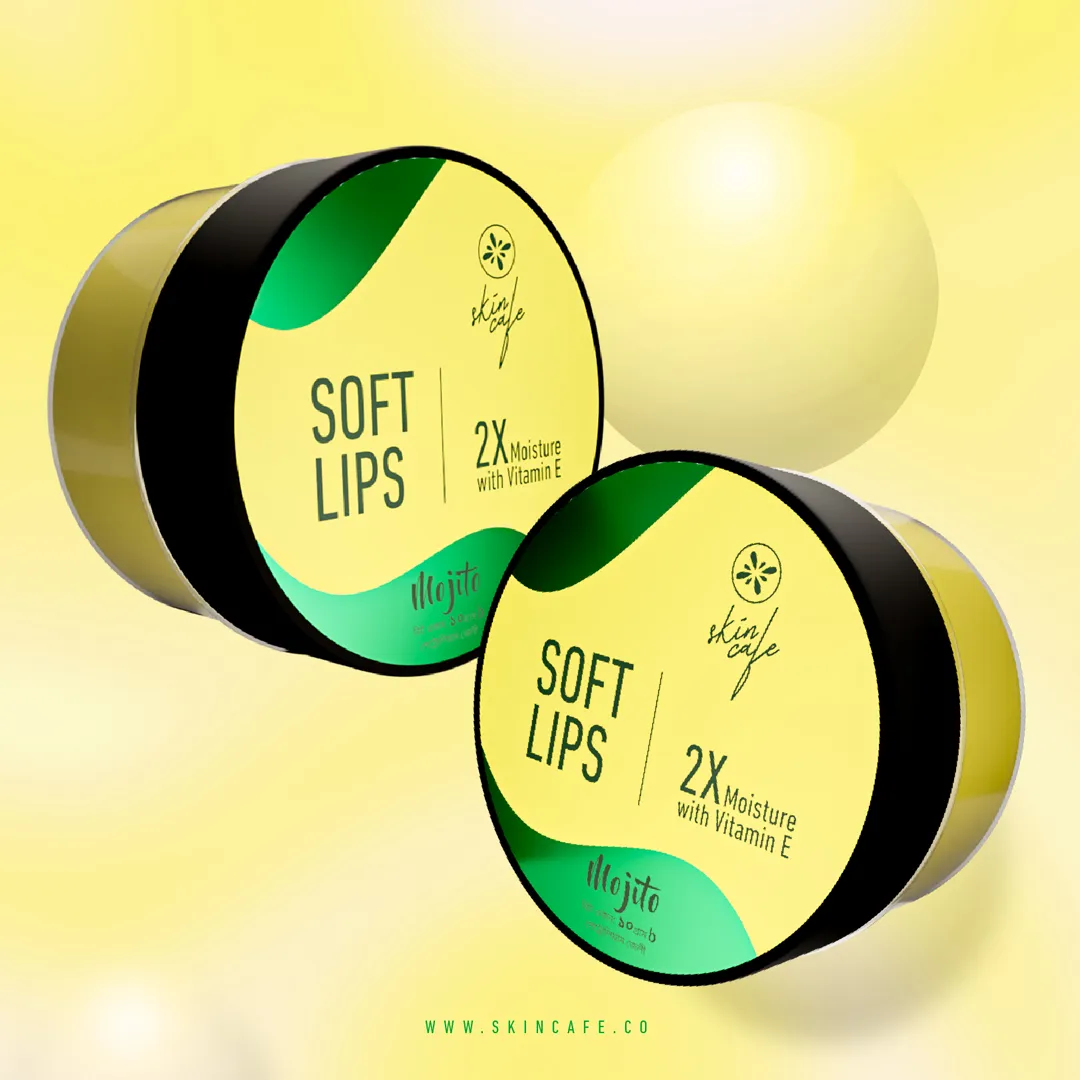 COMBO - Skin Cafe All-Day Moisturizer 50gm + Skin Cafe Soft Lips Lip Balm Vitamin E Mojito 10gm 8