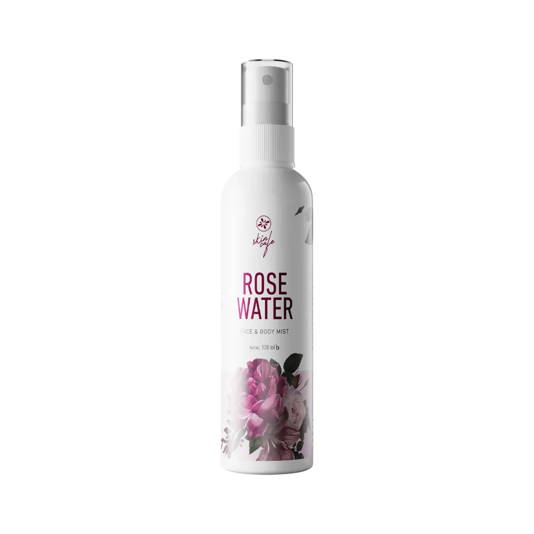 Skin Cafe 100% Natural Rose Water Face And Body Mist - 120ml