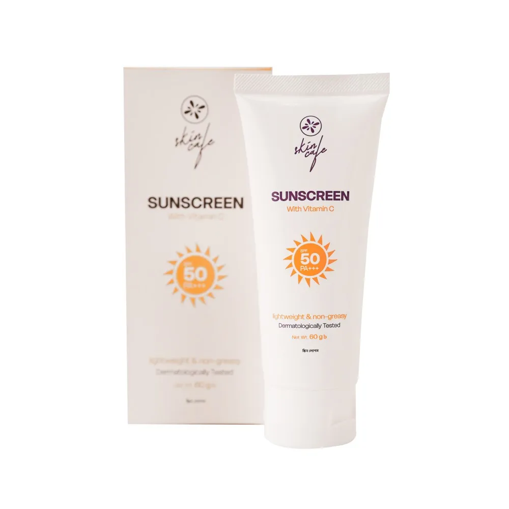 COMBO - Skin Cafe Sunscreen 60ml + Rajkonna Glow Booster Facial Wash with Gluta-Nia 100ml + Panam Shower Gel Pulp Rain 250ml alternate